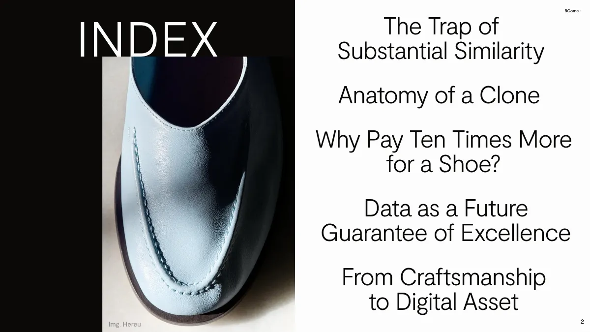 The Made in Spain Footwear Value Gap - Index