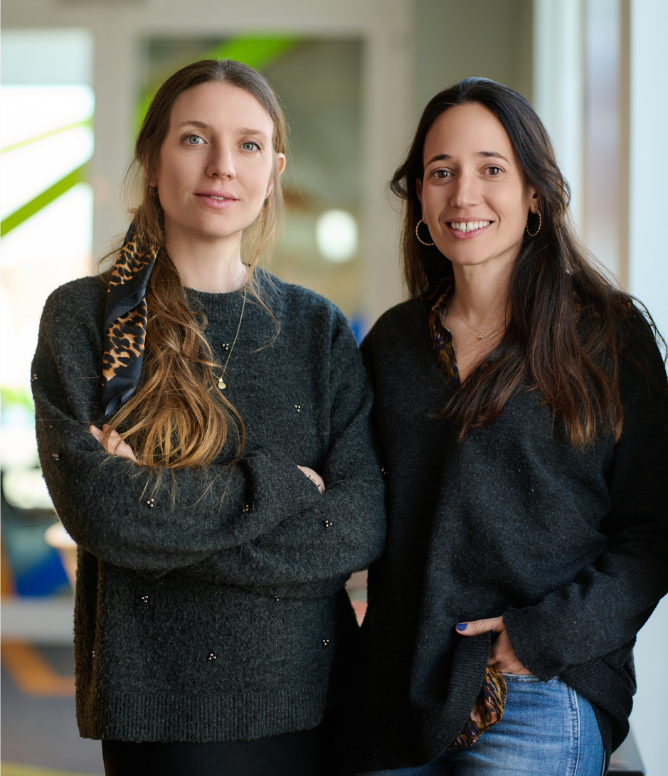Alba García and Anna Cañadell, BCome founders