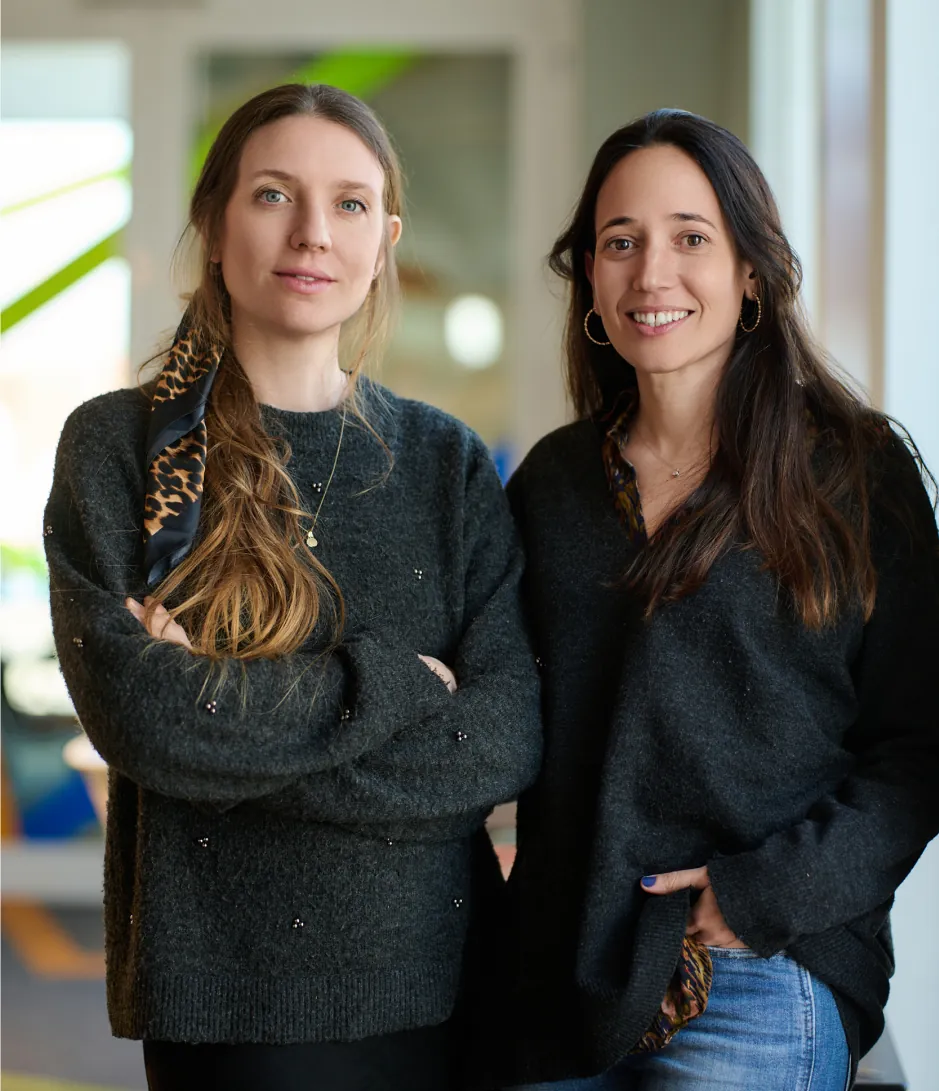 Alba García and Anna Cañadell, BCome founders